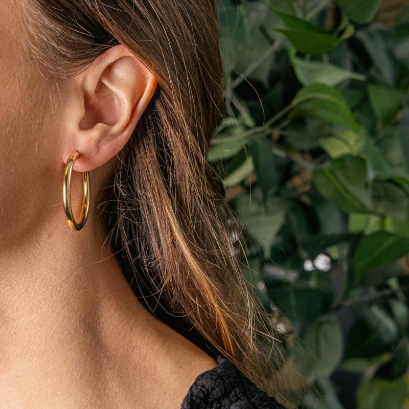 Boucles d'oreilles Créoles Or jaune - Castafiore