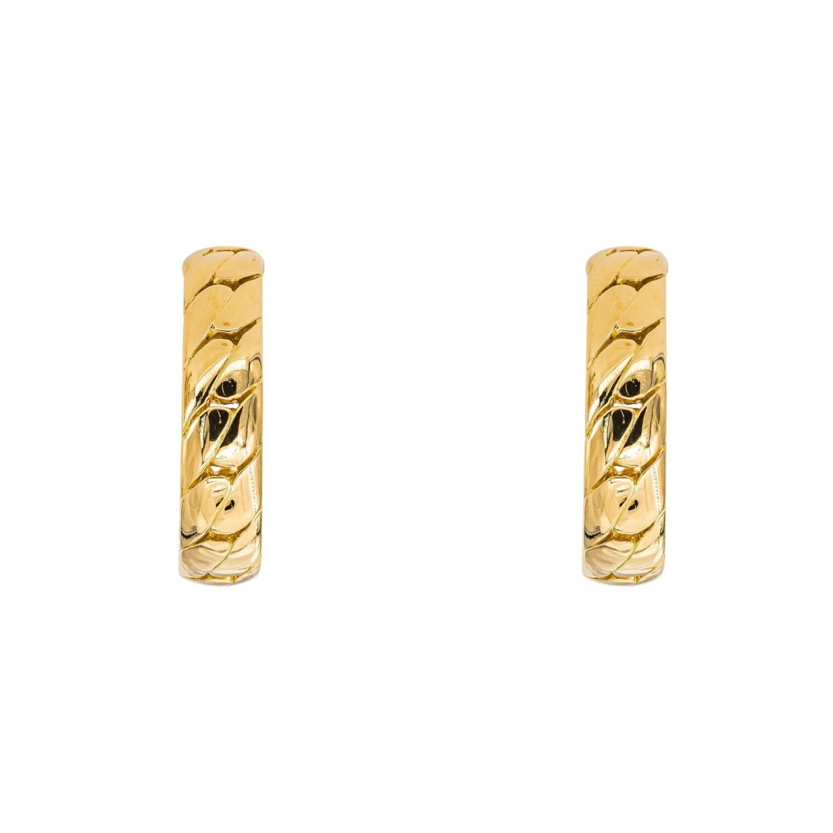Boucles d'oreilles Créoles Or jaune - Castafiore