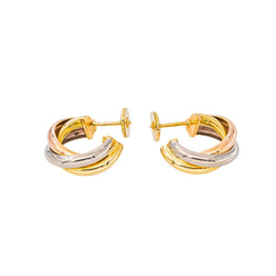 Boucles d'oreilles Créoles Or jaune - Castafiore