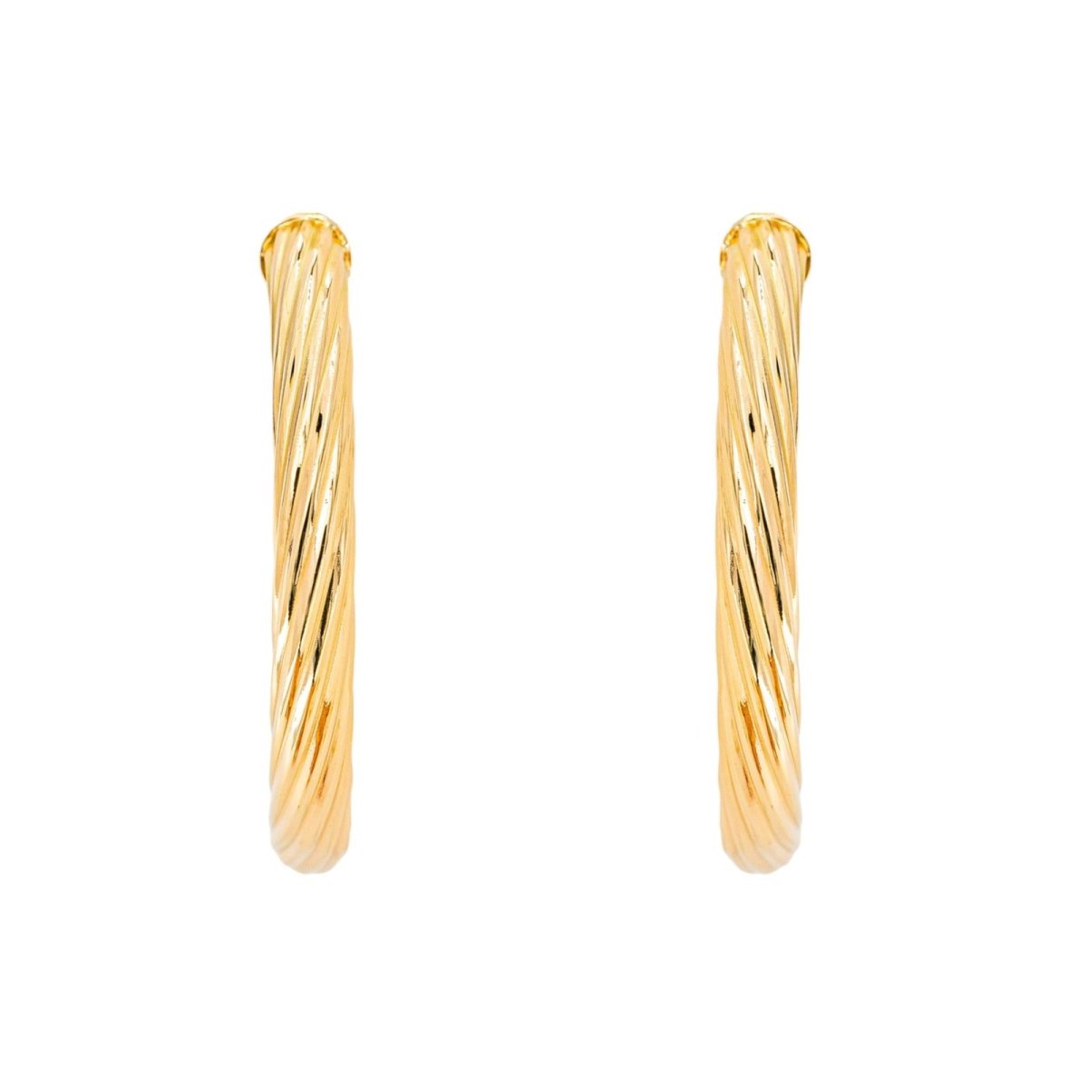 Boucles d'oreilles Créoles Or jaune - Castafiore