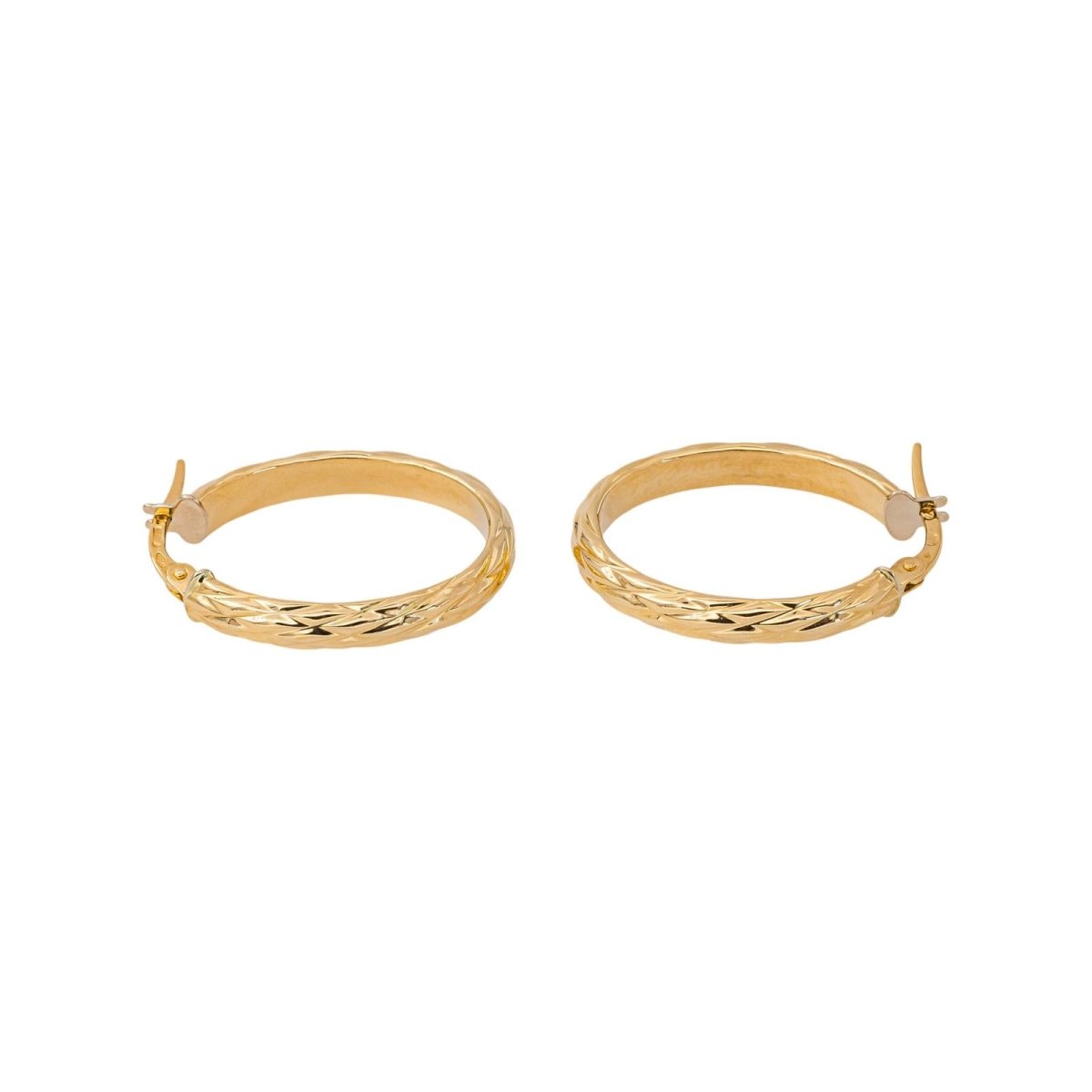 Boucles d'oreilles Créoles Or jaune - Castafiore