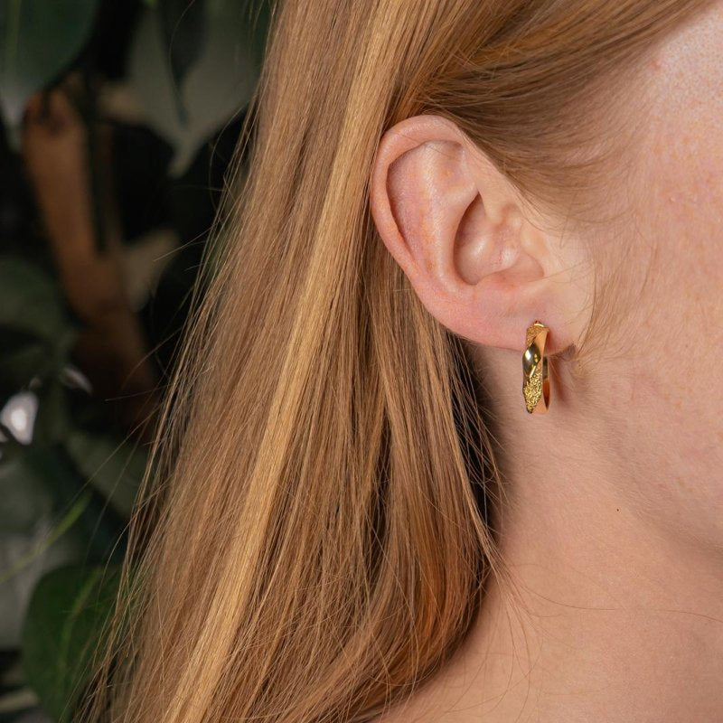 Boucles d'oreilles Créoles Or jaune - Castafiore