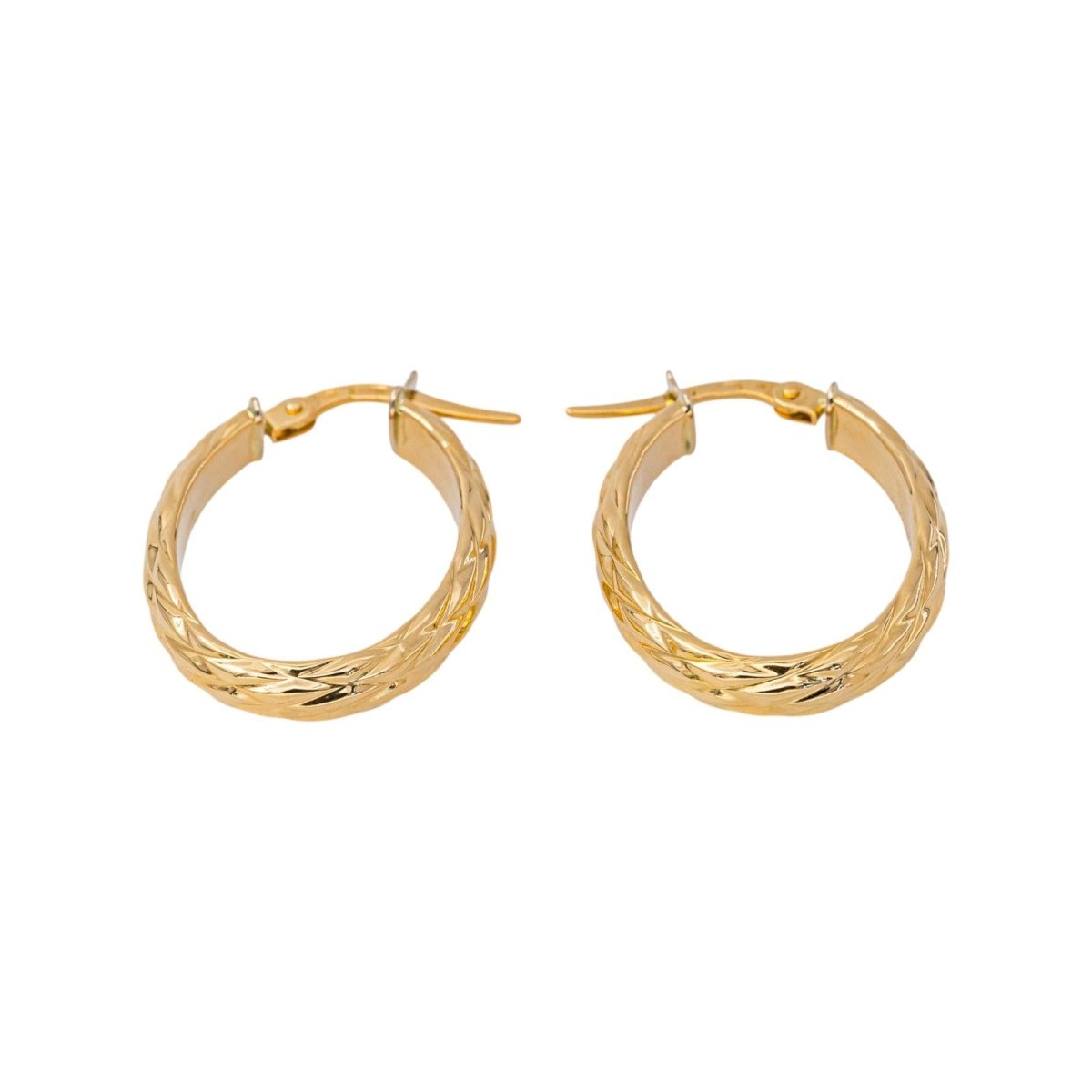 Boucles d'oreilles Créoles Or jaune - Castafiore