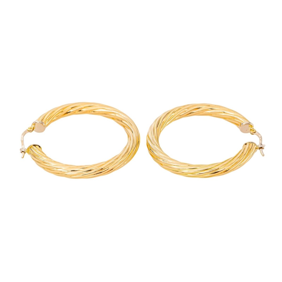 Boucles d'oreilles Créoles Or jaune - Castafiore