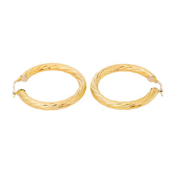 Boucles d'oreilles Créoles Or jaune - Castafiore