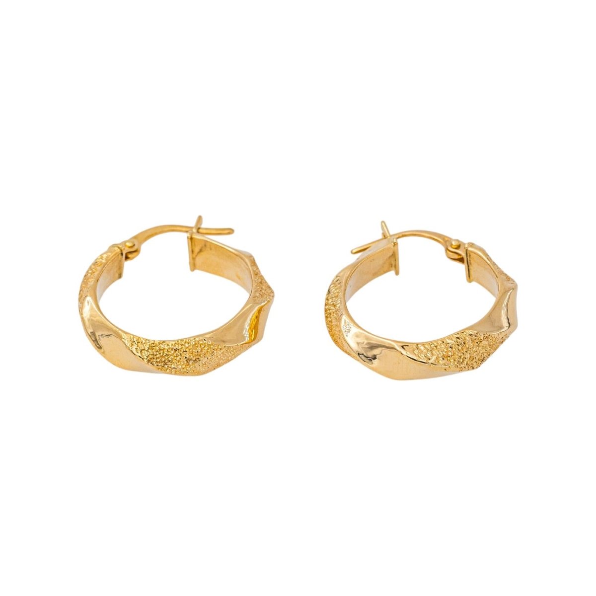 Boucles d'oreilles Créoles Or jaune - Castafiore