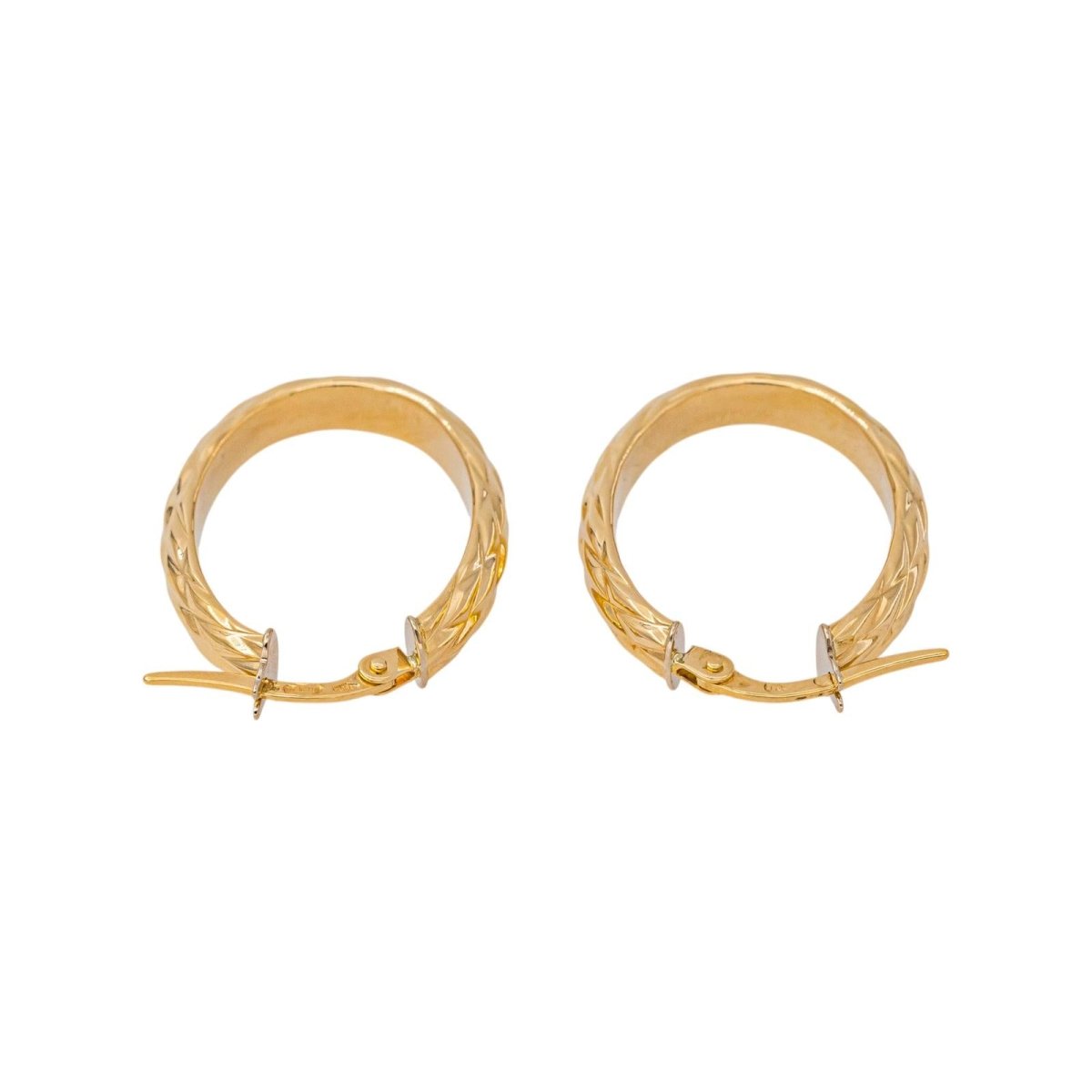 Boucles d'oreilles Créoles Or jaune - Castafiore