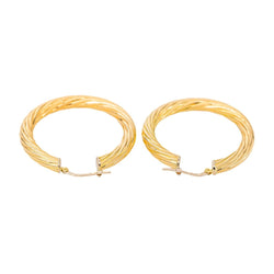 Boucles d'oreilles Créoles Or jaune - Castafiore
