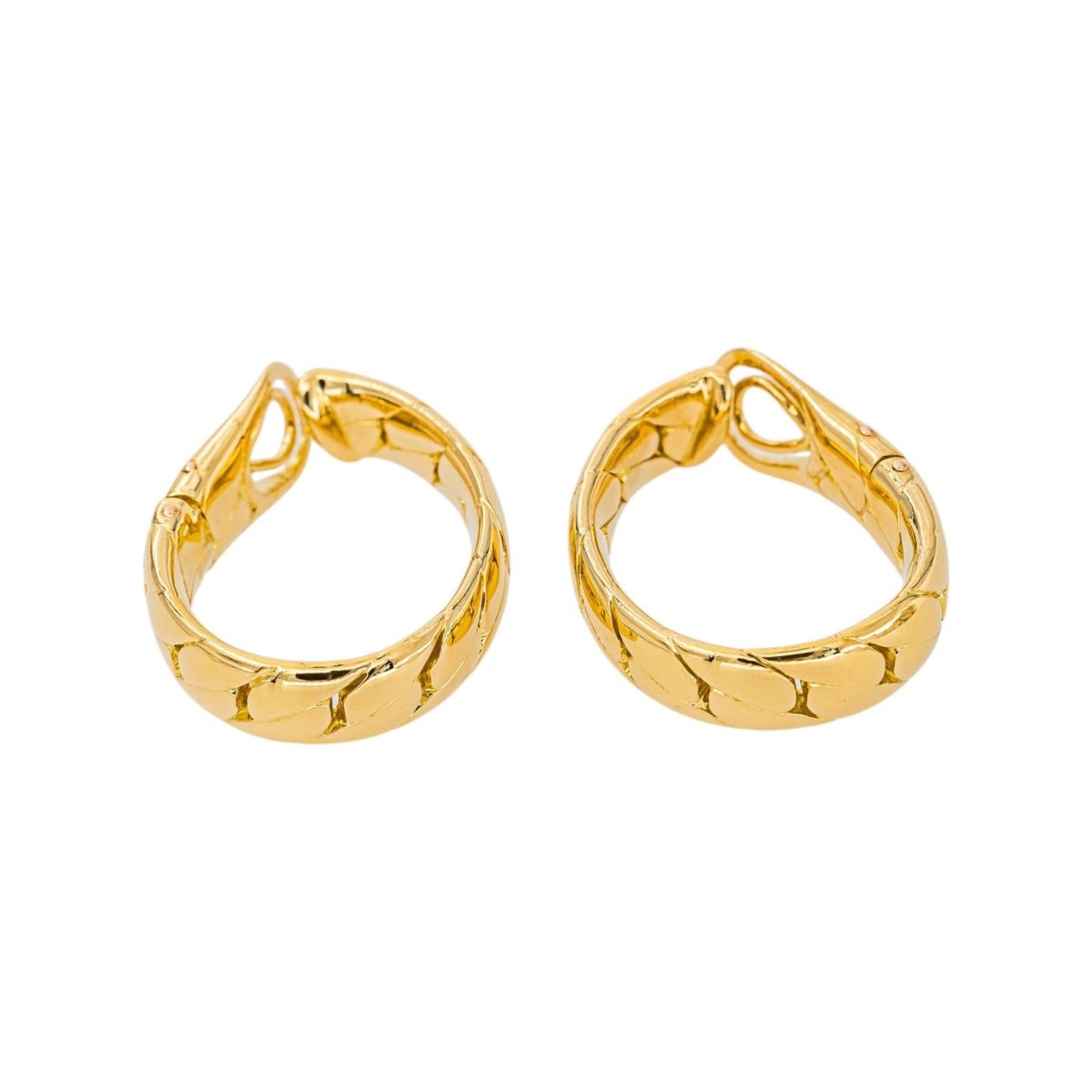 Boucles d'oreilles Créoles Or jaune - Castafiore