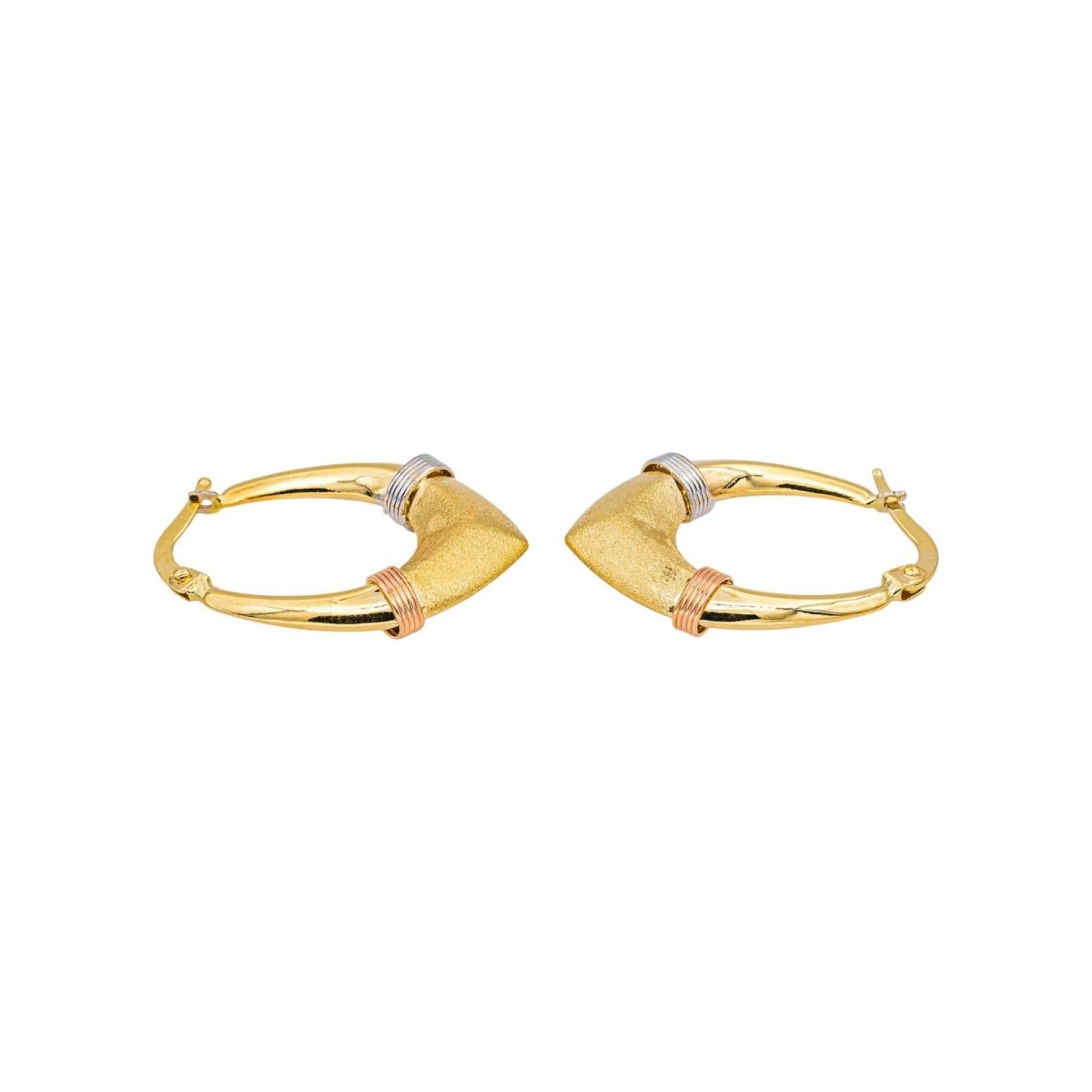 Boucles d'oreilles Créoles Or jaune - Castafiore