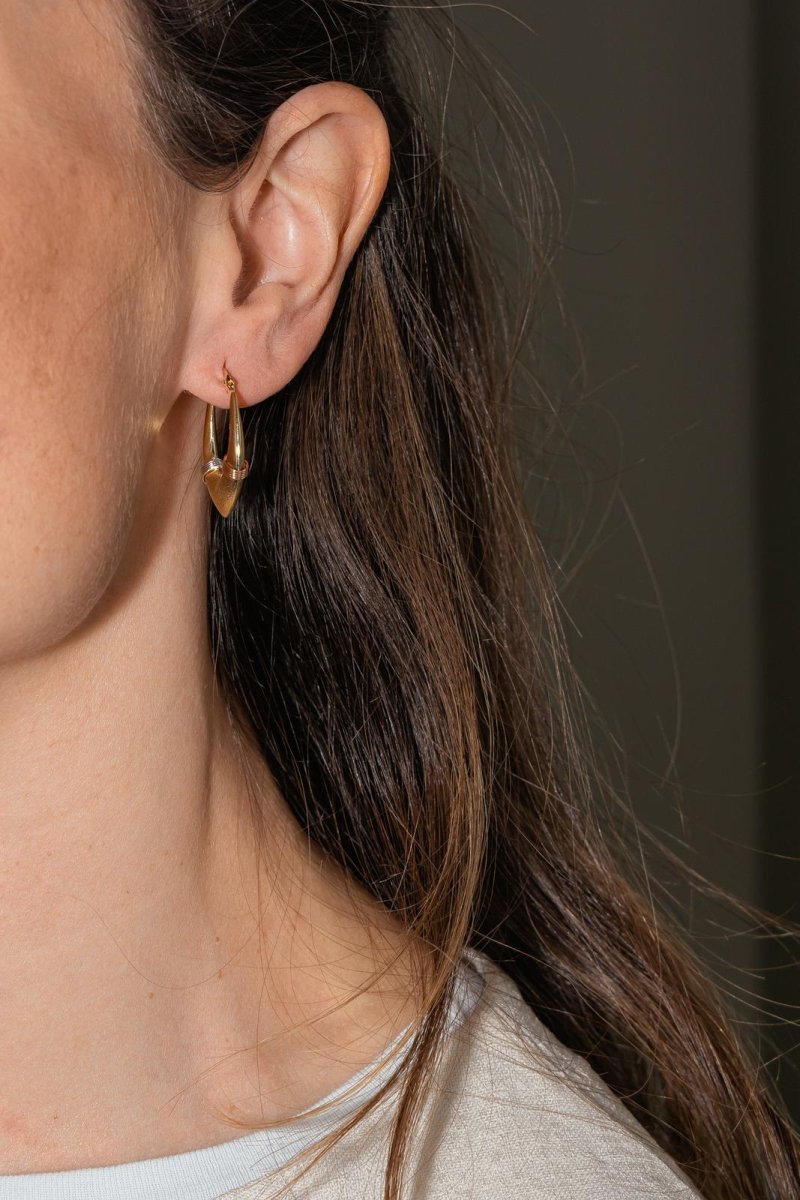 Boucles d'oreilles Créoles Or jaune - Castafiore