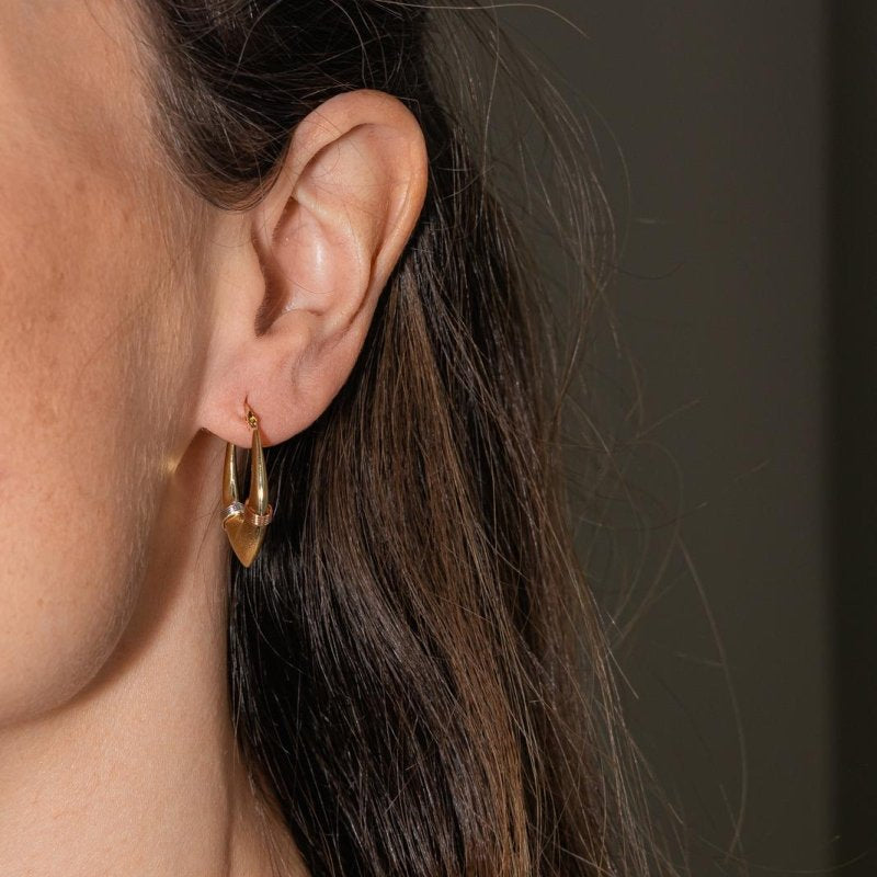 Boucles d'oreilles Créoles Or jaune - Castafiore