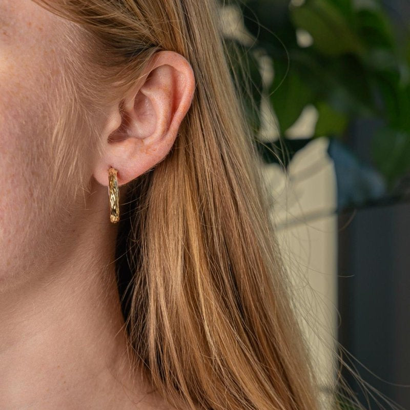 Boucles d'oreilles Créoles Or jaune - Castafiore