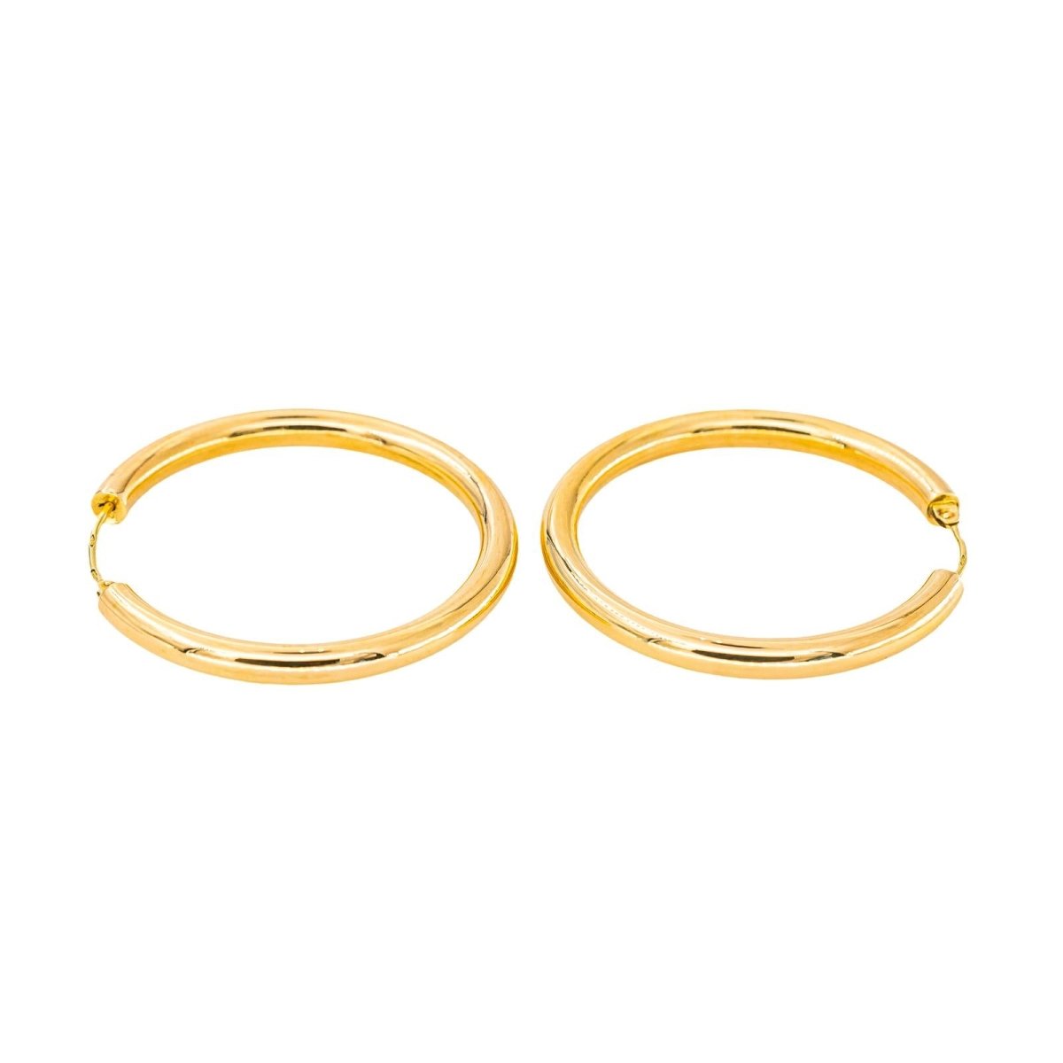 Boucles d'oreilles Créoles Or jaune - Castafiore