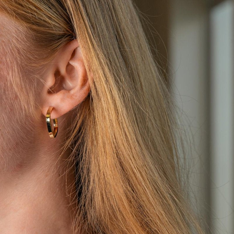 Boucles d'oreilles Créoles Or jaune - Castafiore