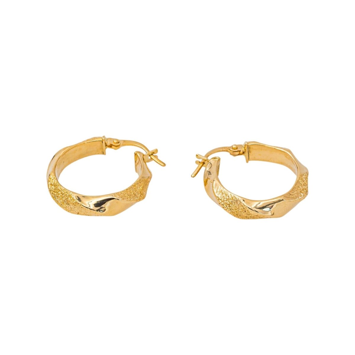 Boucles d'oreilles Créoles Or jaune - Castafiore