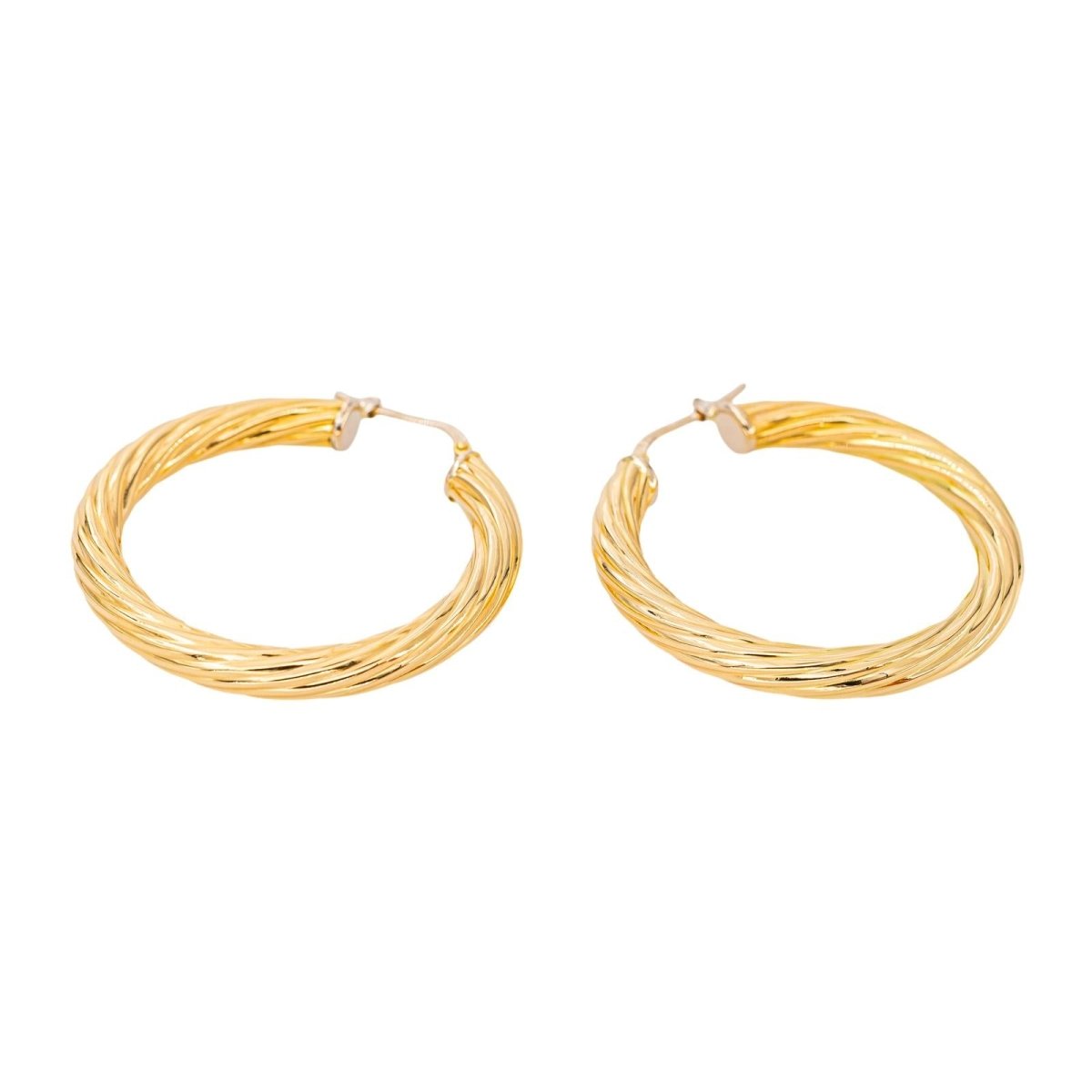 Boucles d'oreilles Créoles Or jaune - Castafiore