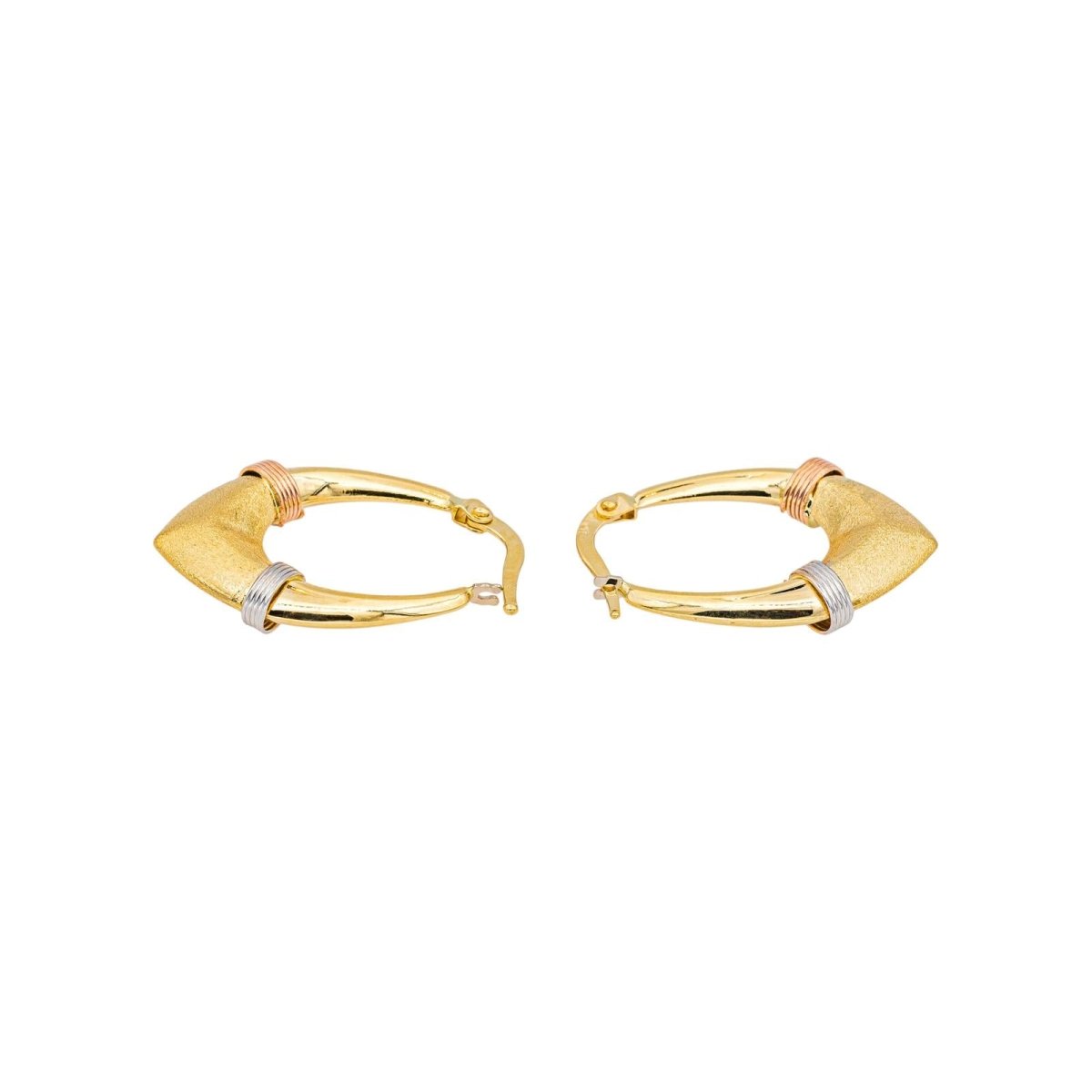 Boucles d'oreilles Créoles Or jaune - Castafiore