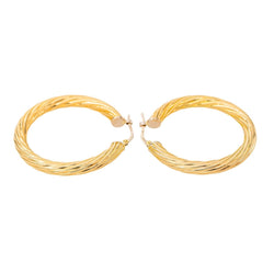 Boucles d'oreilles Créoles Or jaune - Castafiore