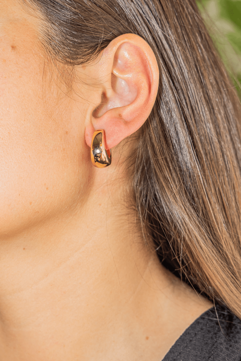 Boucles d'oreilles Créoles Or jaune - Castafiore
