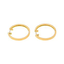 Boucles d'oreilles Créoles Or jaune Diamant - Castafiore