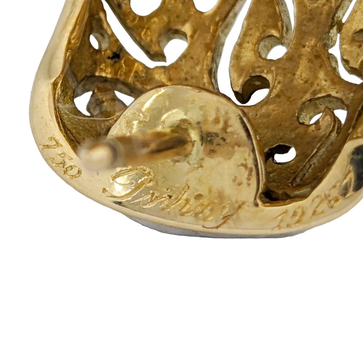 Boucles d'oreilles Créoles POIRAY en or jaune - Castafiore