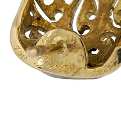 Boucles d'oreilles Créoles POIRAY en or jaune - Castafiore