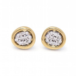 Boucles d'oreilles DAMA Bicolore Or et Diamants - Castafiore