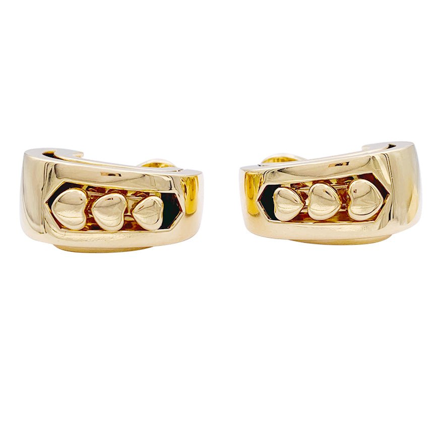 Boucles d'oreilles de Grisogono, or jaune. - Castafiore