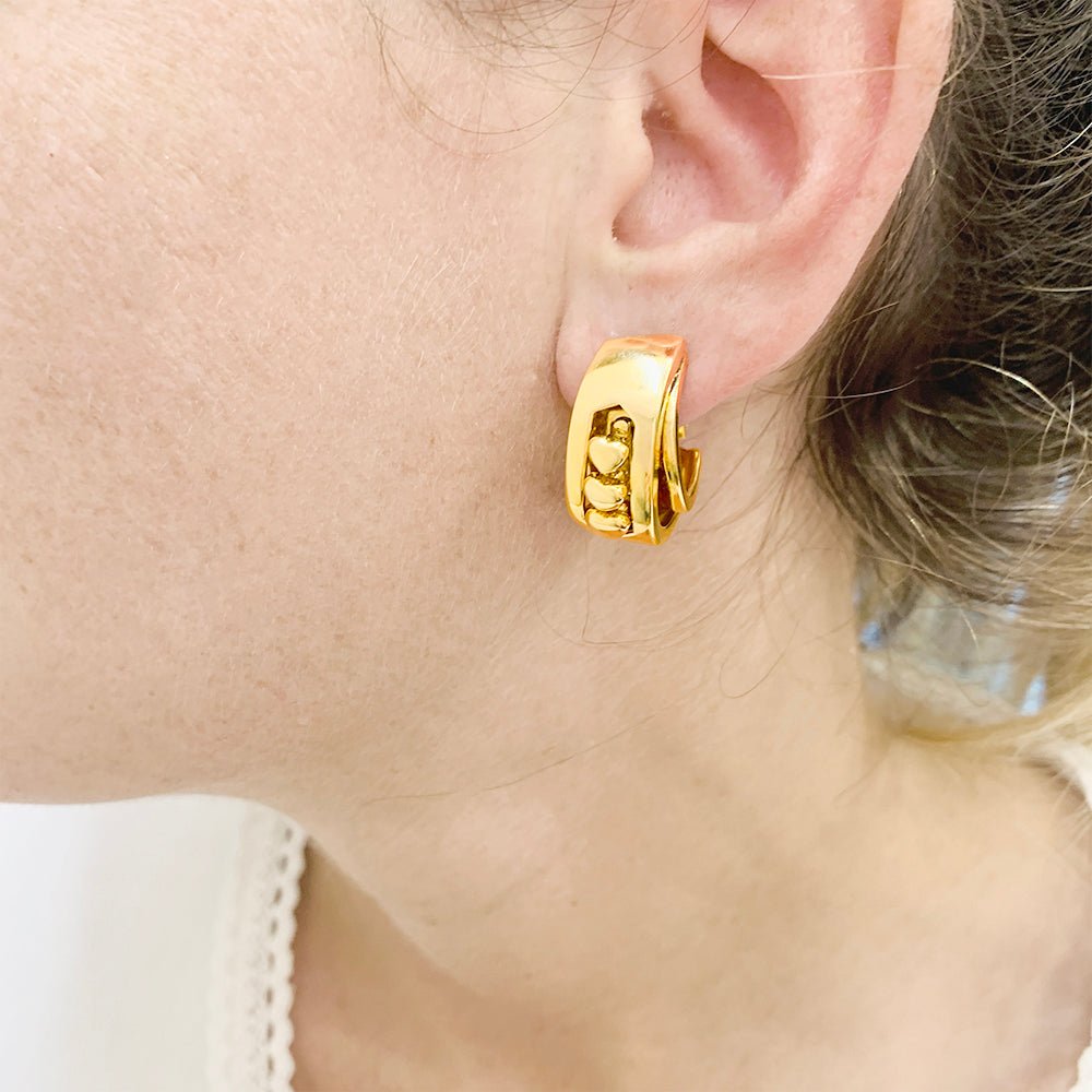 Boucles d'oreilles de Grisogono, or jaune. - Castafiore