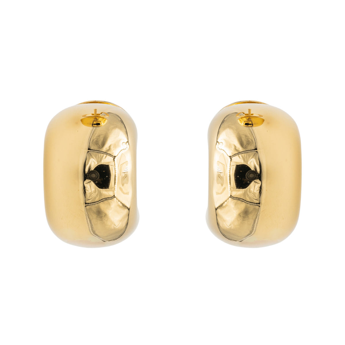 Boucles d'oreilles Demi créoles Or jaune - Castafiore
