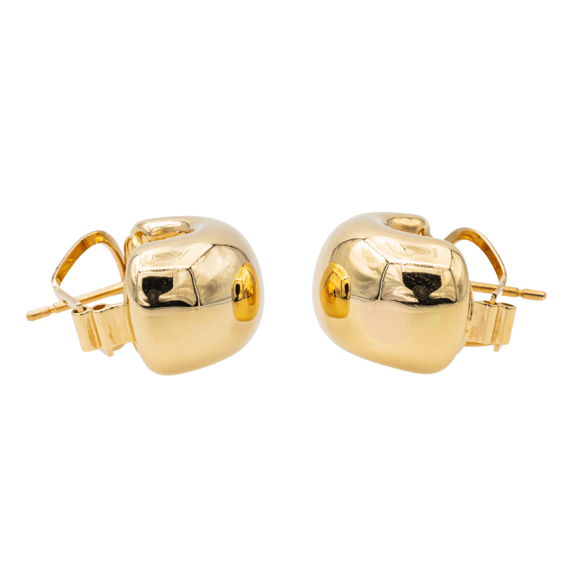 Boucles d'oreilles Demi créoles Or jaune - Castafiore