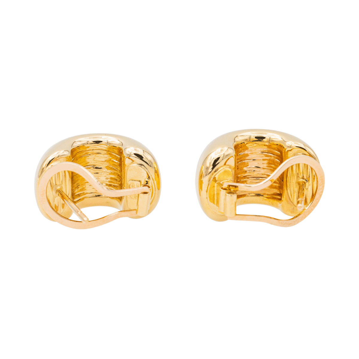 Boucles d'oreilles Demi créoles Or jaune - Castafiore