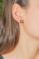 Boucles d'oreilles DIHN VAN "Cible" en Or jaune et Diamant - Castafiore