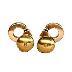 Boucles d'oreilles DINH VAN Menottes en or jaune et diamants - Castafiore