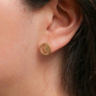 Boucles d'oreilles DINH VAN "Ombre de Lune" en or rose - Castafiore