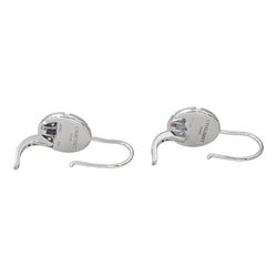 Boucles d'oreilles Dormeuses CHAUMET "Class One Croisière" en or blanc, pierres de lune et diamants - Castafiore