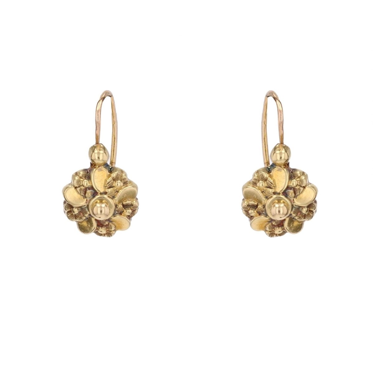 Boucles d'oreilles Dormeuses en or jaune - Castafiore