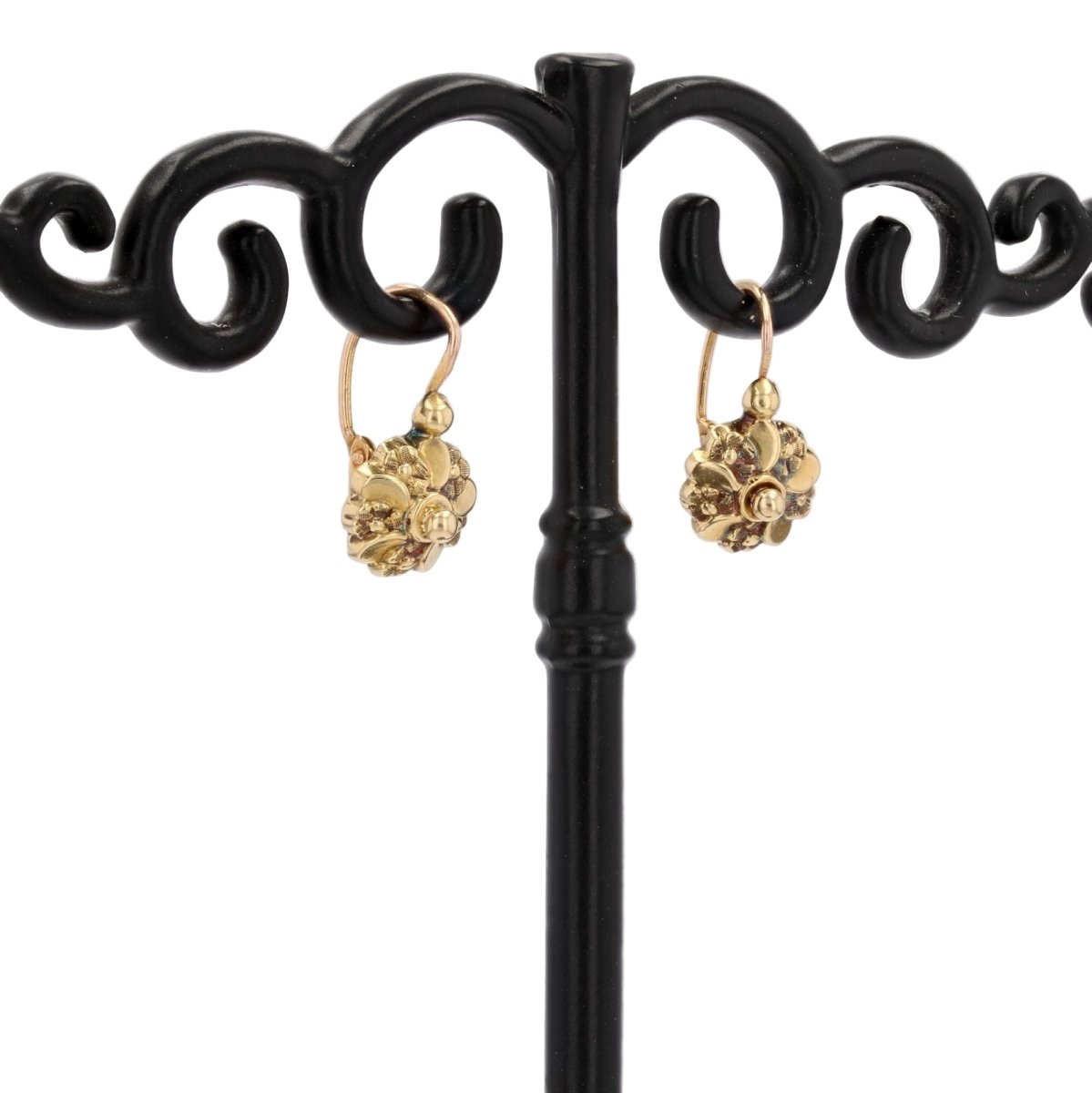 Boucles d'oreilles Dormeuses en or jaune - Castafiore