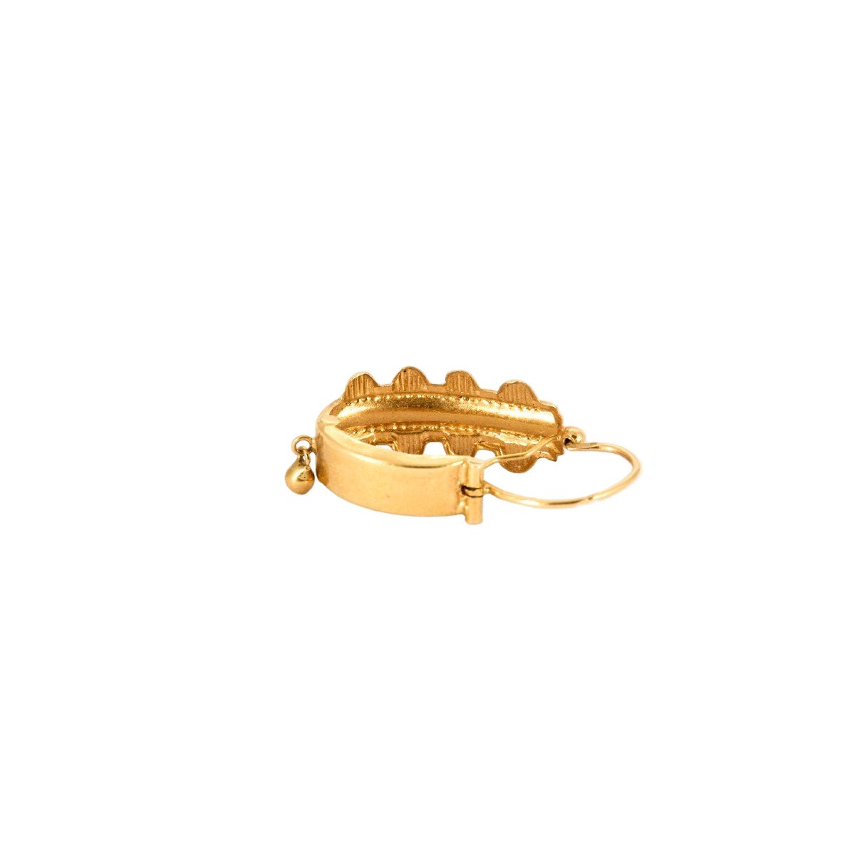 Boucles d'oreilles Dormeuses en or jaune - Castafiore