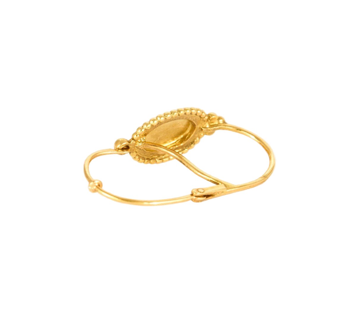 Boucles d'oreilles Dormeuses en or jaune - Castafiore