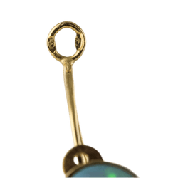 Boucles d'oreilles Dormeuses en or jaune et opales - Castafiore