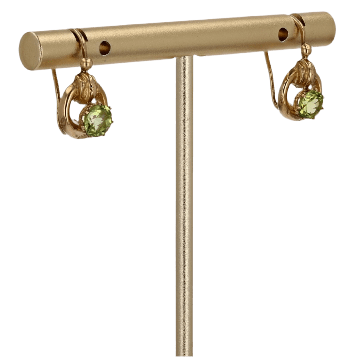 Boucles d'oreilles Dormeuses en or jaune et perle - Castafiore