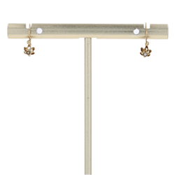 Boucles d'oreilles Dormeuses en or jaune et perles - Castafiore