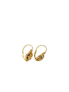 Boucles d'oreilles Dormeuses en or jaune et perles fines - Castafiore