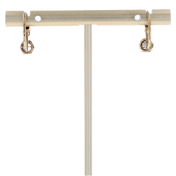 Boucles d'oreilles Dormeuses en or jaune et saphirs - Castafiore