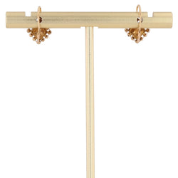 Boucles d'oreilles Dormeuses en or jaune, or rose et perles - Castafiore