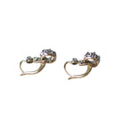 Boucles d'oreilles Dormeuses en or, platine et diamants - Castafiore