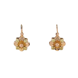 Boucles d'oreilles Dormeuses en or rose - Castafiore