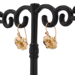 Boucles d'oreilles Dormeuses en or rose - Castafiore